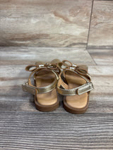 Cat & Jack Ruby Bow Sandals Gold sz 6c