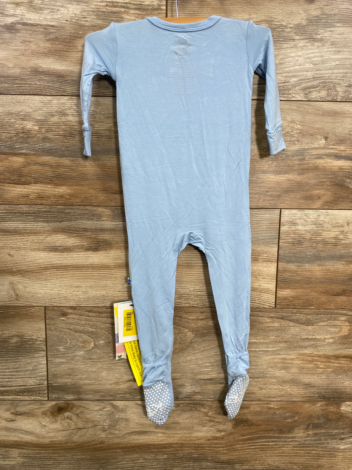 NEW KicKee Pants Footie w/Snaps in Pond sz 12-18m