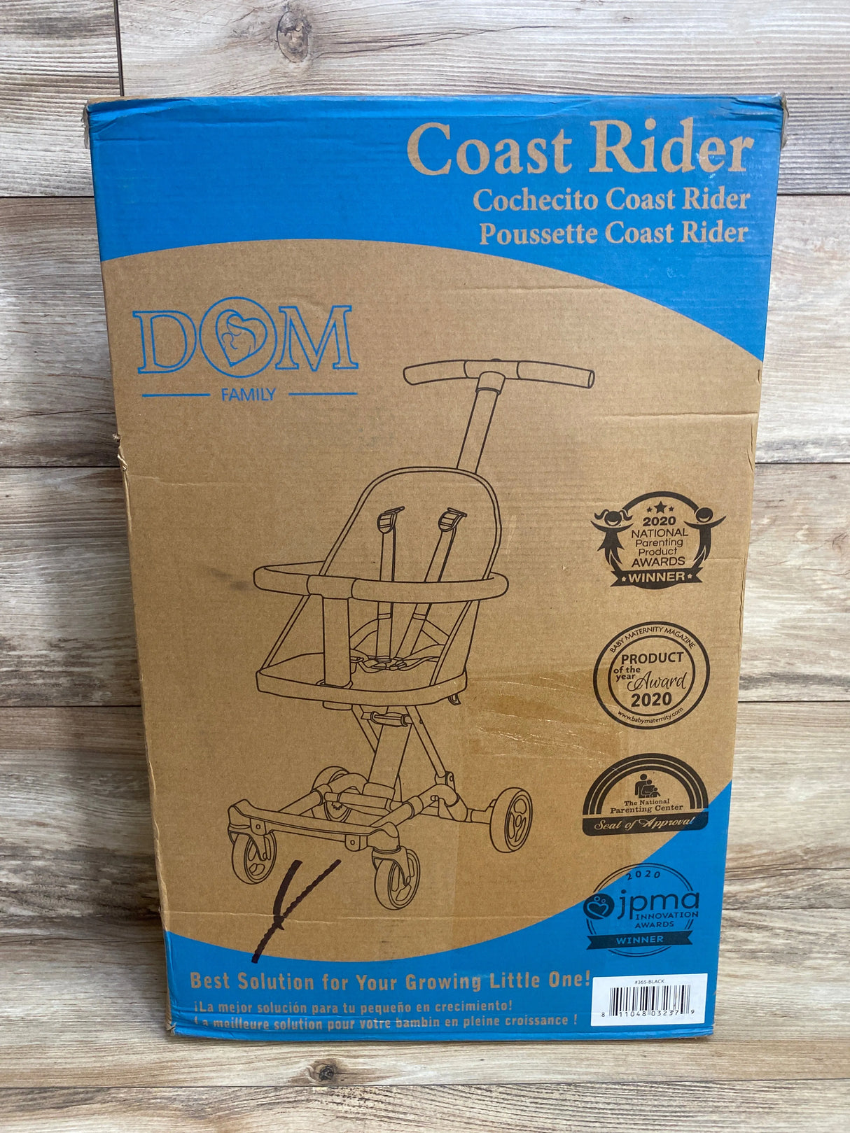 NEW Coast Rider Stroller in Black