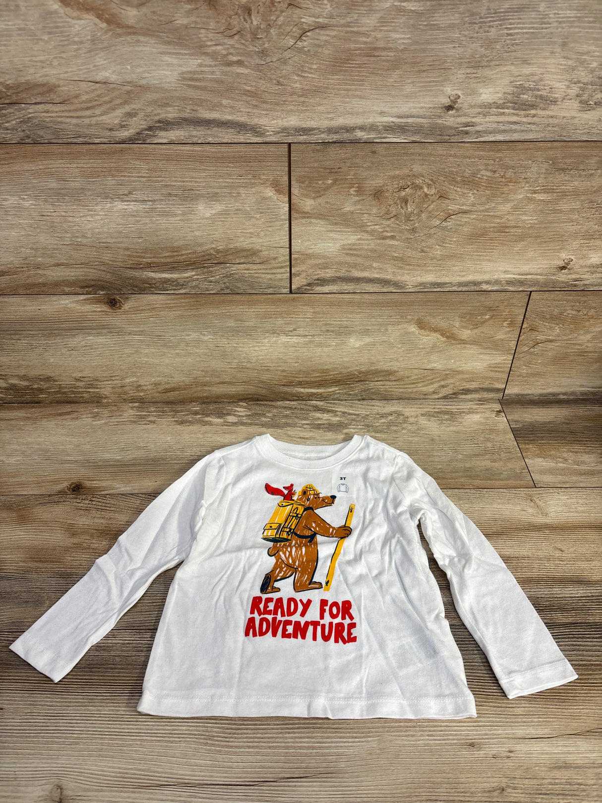 NEW Old Navy Ready For Adventure White Shirt sz 3T
