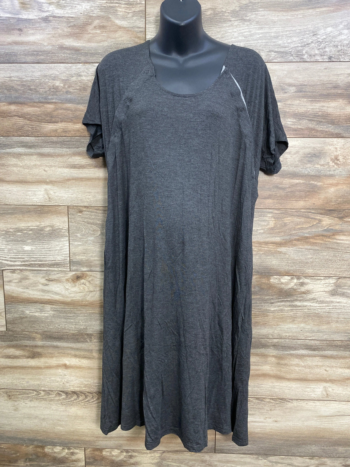 Frida Delivery & Nursing Gown Grey One Size
