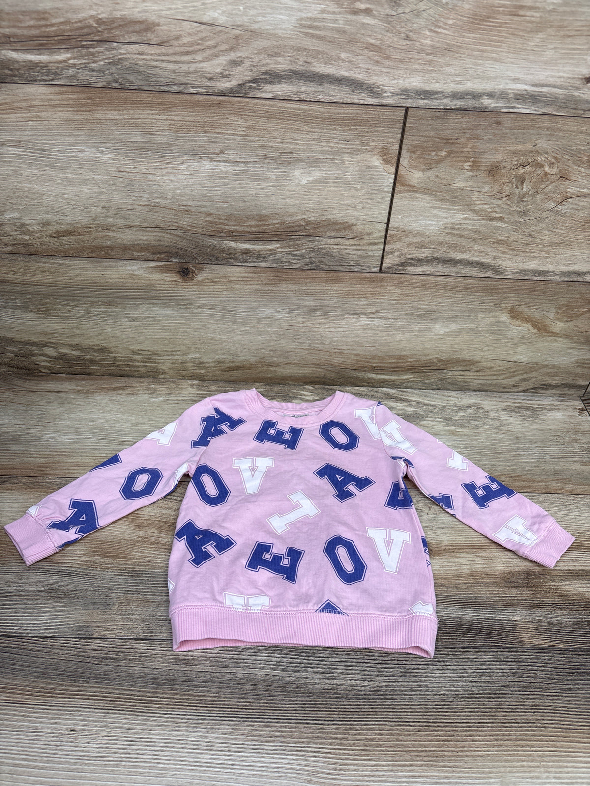 So Cute Pullover Sweatshirt Pink sz 12-18m