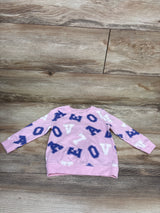 So Cute Pullover Sweatshirt Pink sz 12-18m