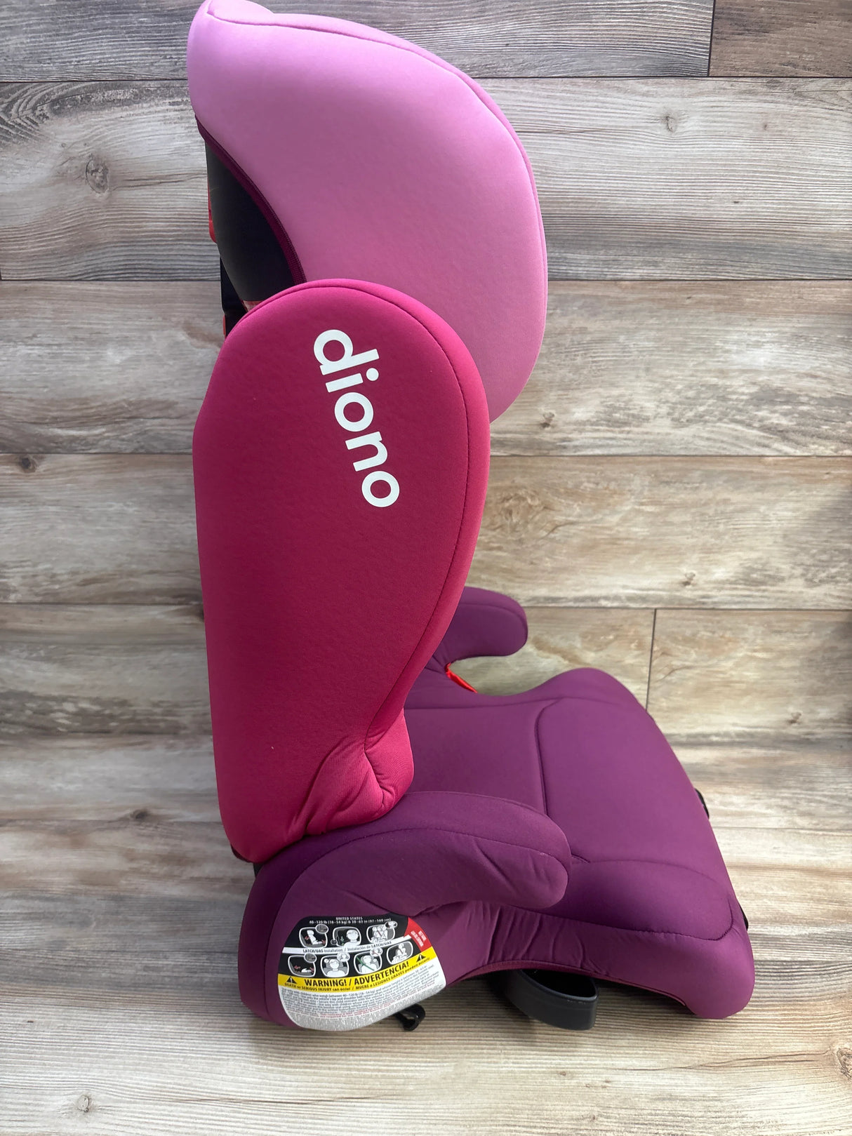 Diono Cambria 2 Booster Car Seat in Pink 40-120lbs