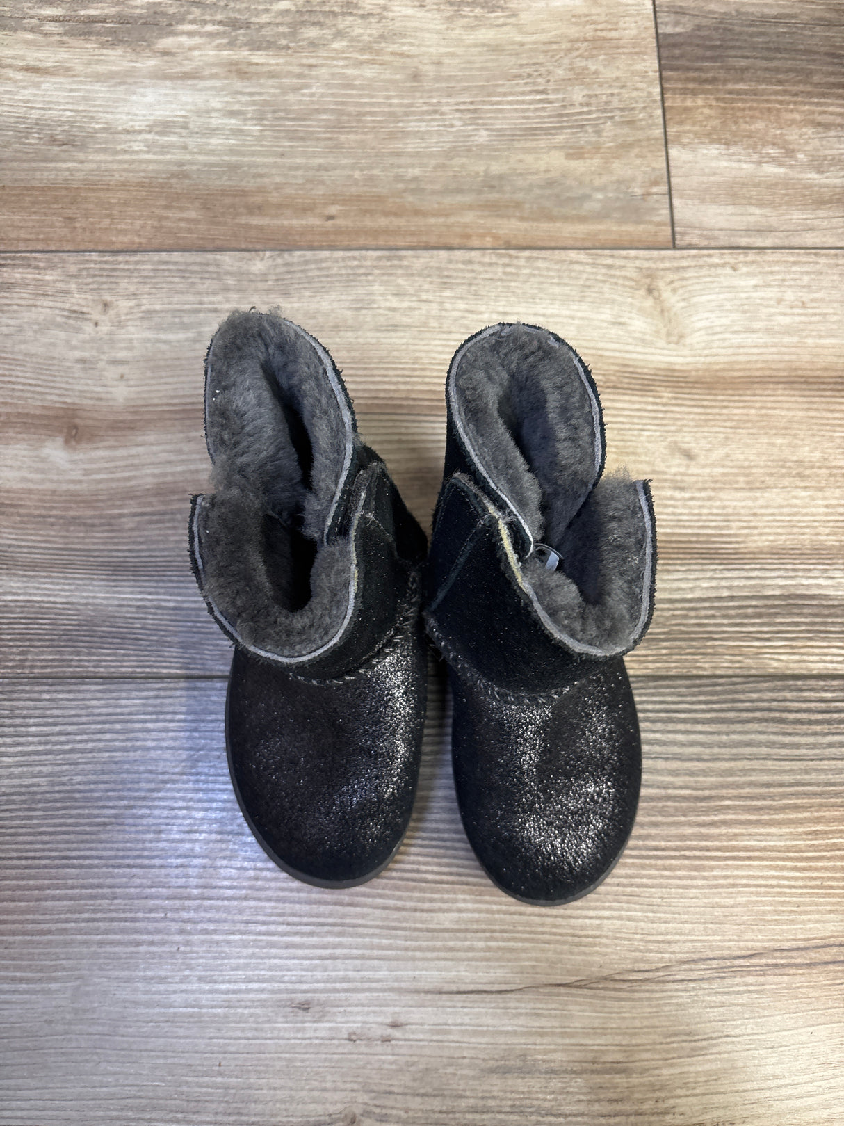 UGG Keelan Metallic Glitter Boots Black sz 7c