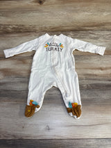 Old Navy Little Turkey Sleeper Cream sz 0-3m