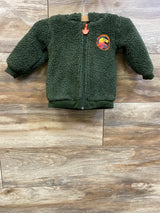 Jurassic World Sherpa Jacket Green sz 12m
