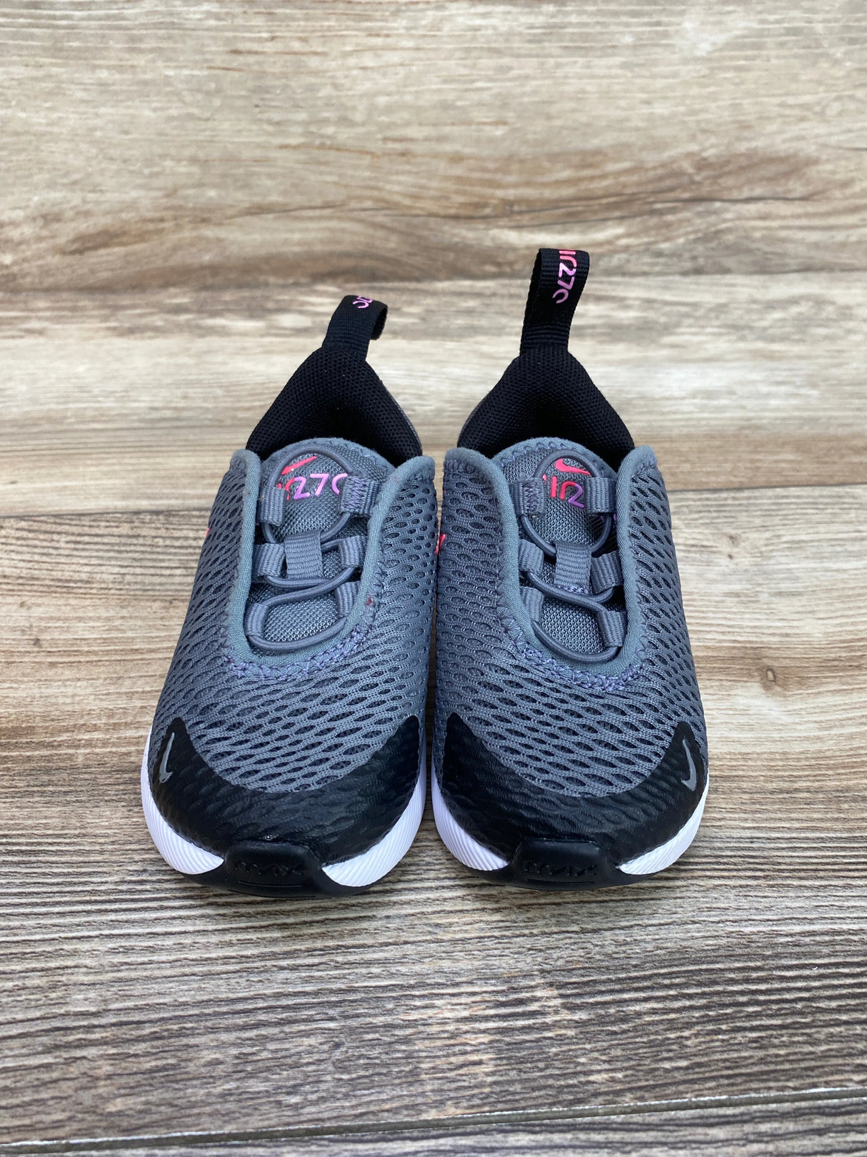 Nike Air Max 270 TD 'Grey Hyper Pink' Sneakers sz 4c