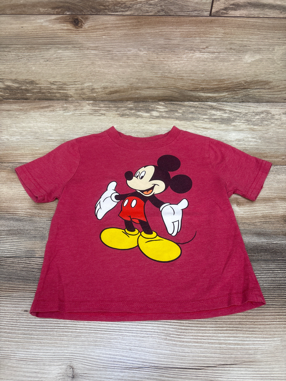 Disney Mickey Mouse Shirt Red sz 2T
