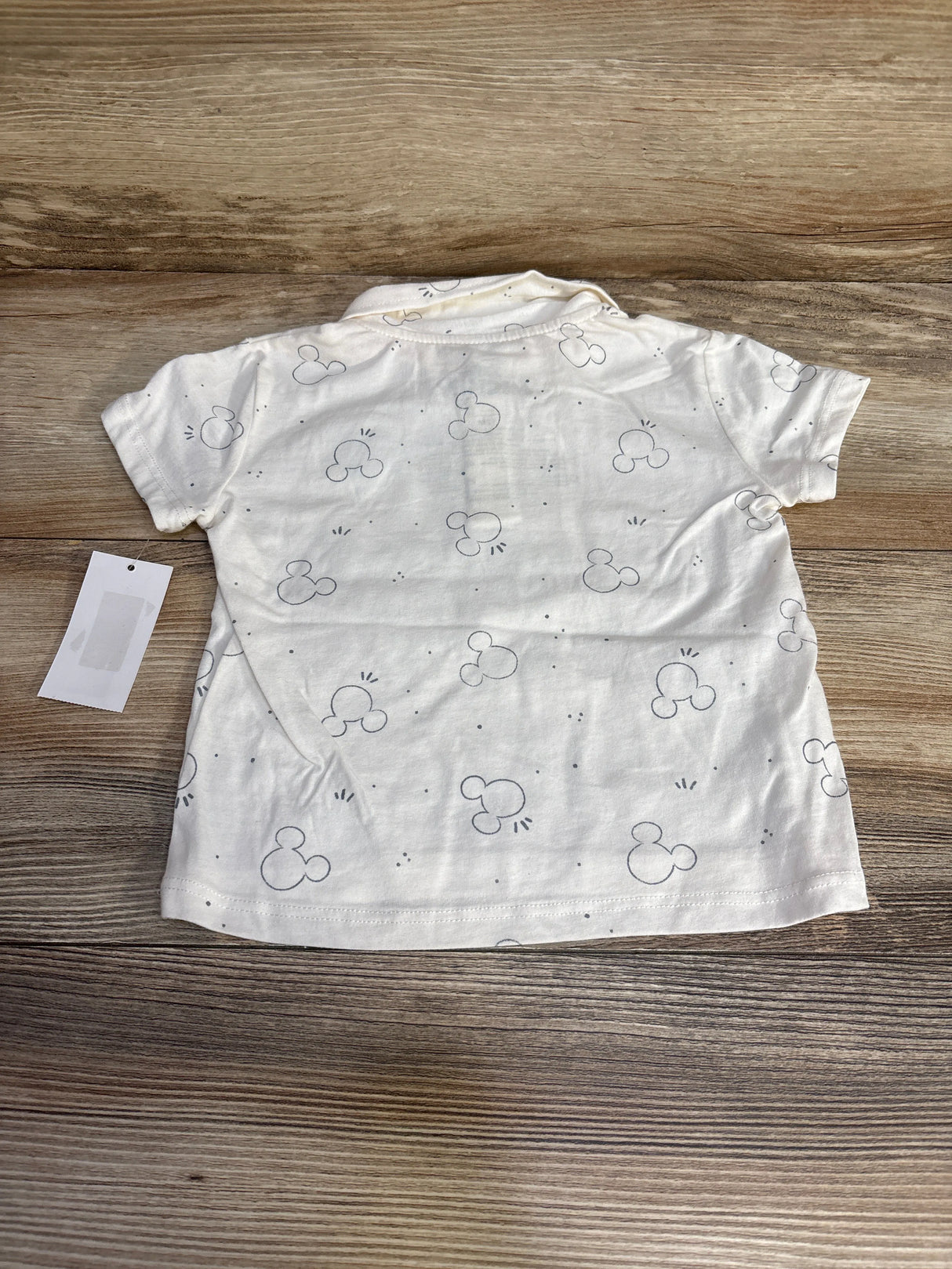 NEW Disney Junior Mickey Mouse Polo Shirt White sz 12m - Me n Mommy To Be