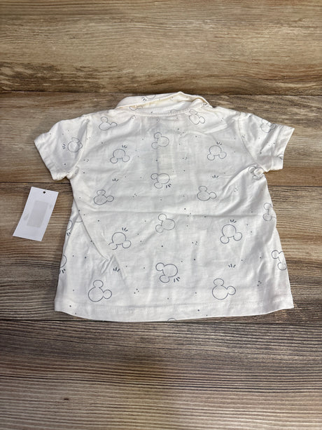 NEW Disney Junior Mickey Mouse Polo Shirt White sz 12m - Me n Mommy To Be
