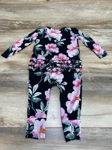 Posh P Floral Coverall Black sz 18-24m