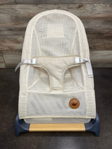 Angelbliss Baby Bouncer with Mesh Fabric Beige