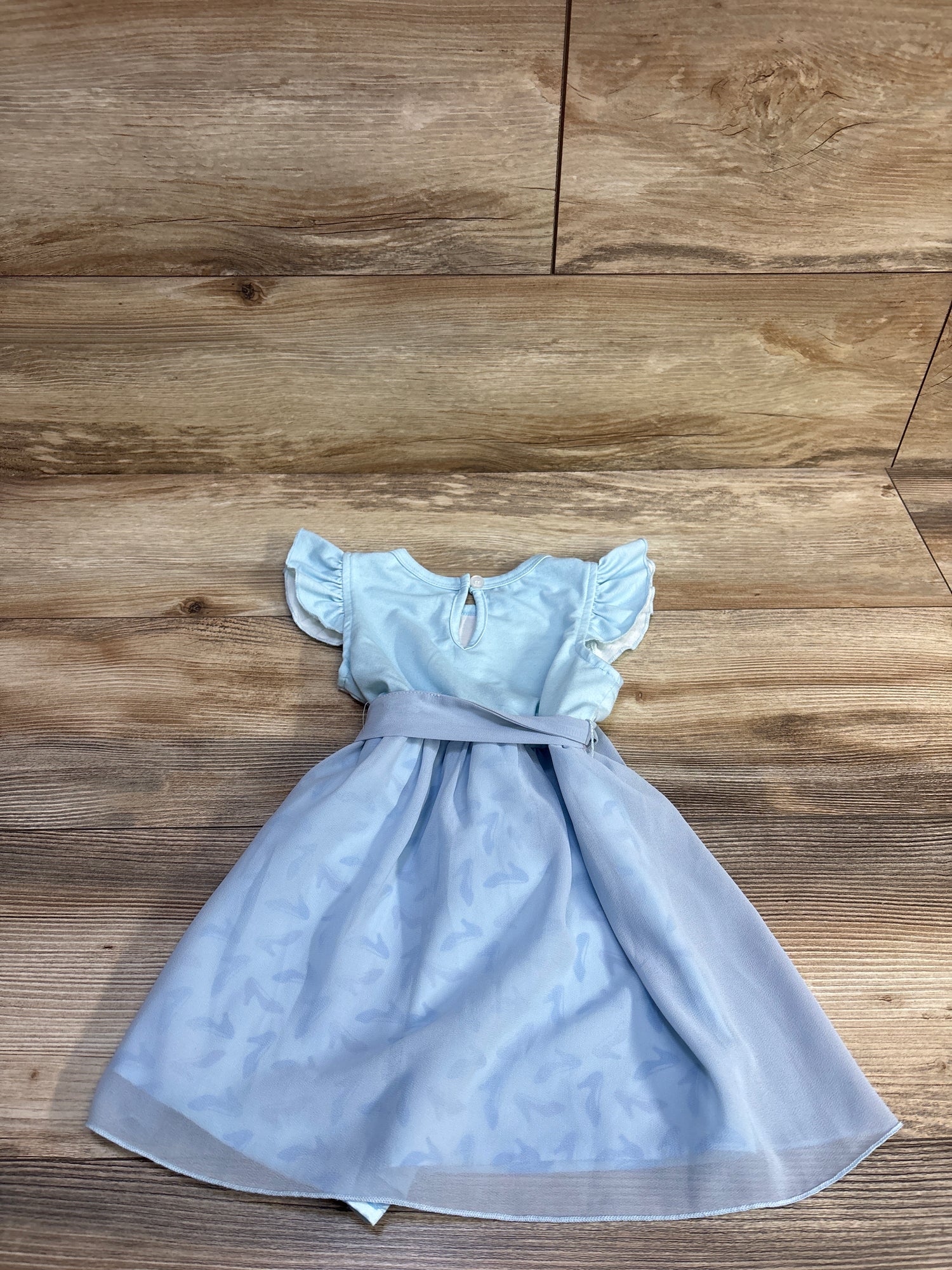 PatPat Cinderella Romper with Tulle Skirt Blue sz 2T
