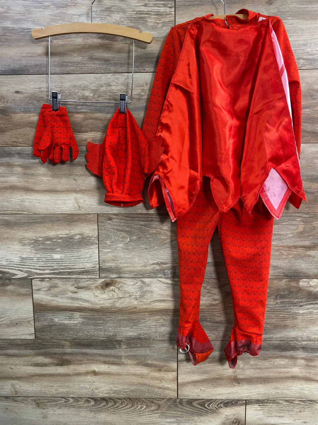 Spirit Halloween PJ Masks Owlette Costume Set Red sz 2-4T - Me n Mommy To Be