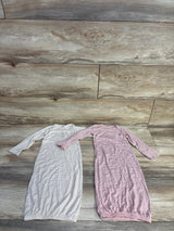 Carter's 2pk PurelySoft Sleep Gowns Pink sz 3m