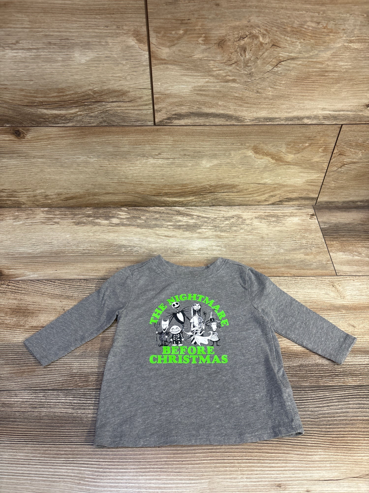 Old Navy x Disney Nightmare Before Christmas Shirt Grey sz 3-6m