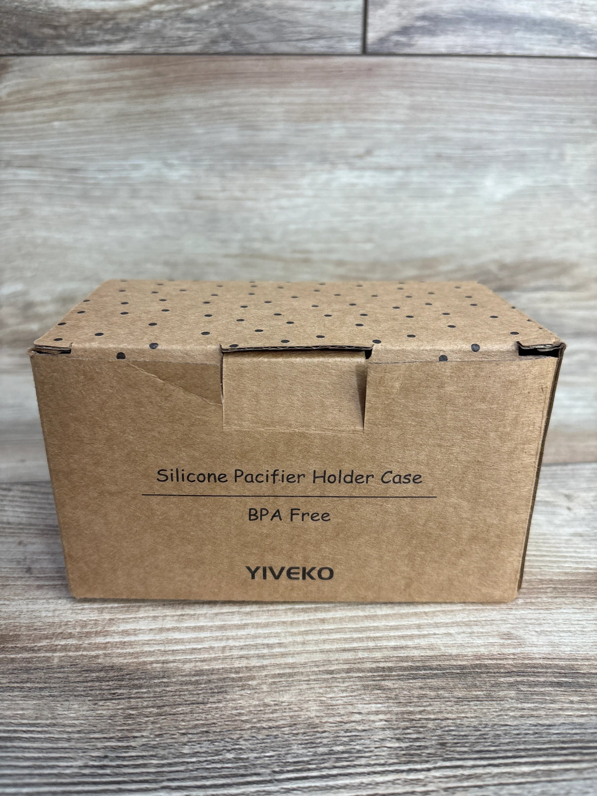 NEW YIVEKO Silicone Pacifier Holder Case, 3pk