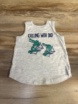 First Impressions Chilling With Dad Tank Top Grey sz 18m - Me n Mommy To Be