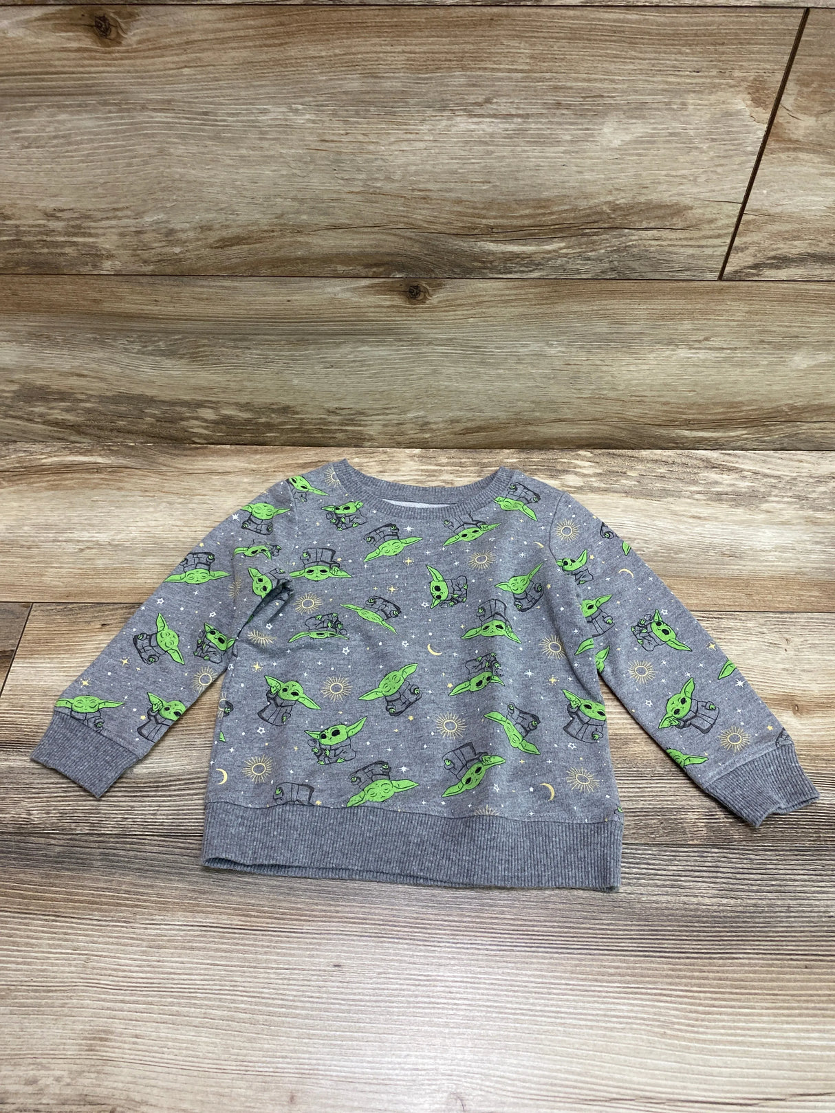 Star Wars Grogu Sweatshirt Grey sz 3T