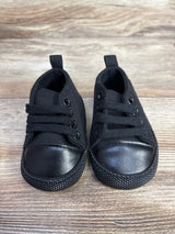 First Steps Canvas Soft Sole Shoes Black 1/2c