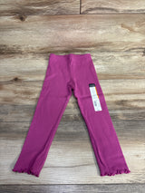 NEW Okie Dokie Ribbed Dahlia Mauve Leggings sz 3T