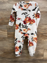 Shein Textured Floral Coverall White sz 2T