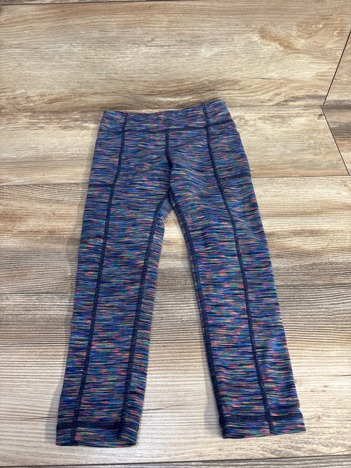 Primary Active Pocket Leggings in Rainbow Spacedye sz 5T