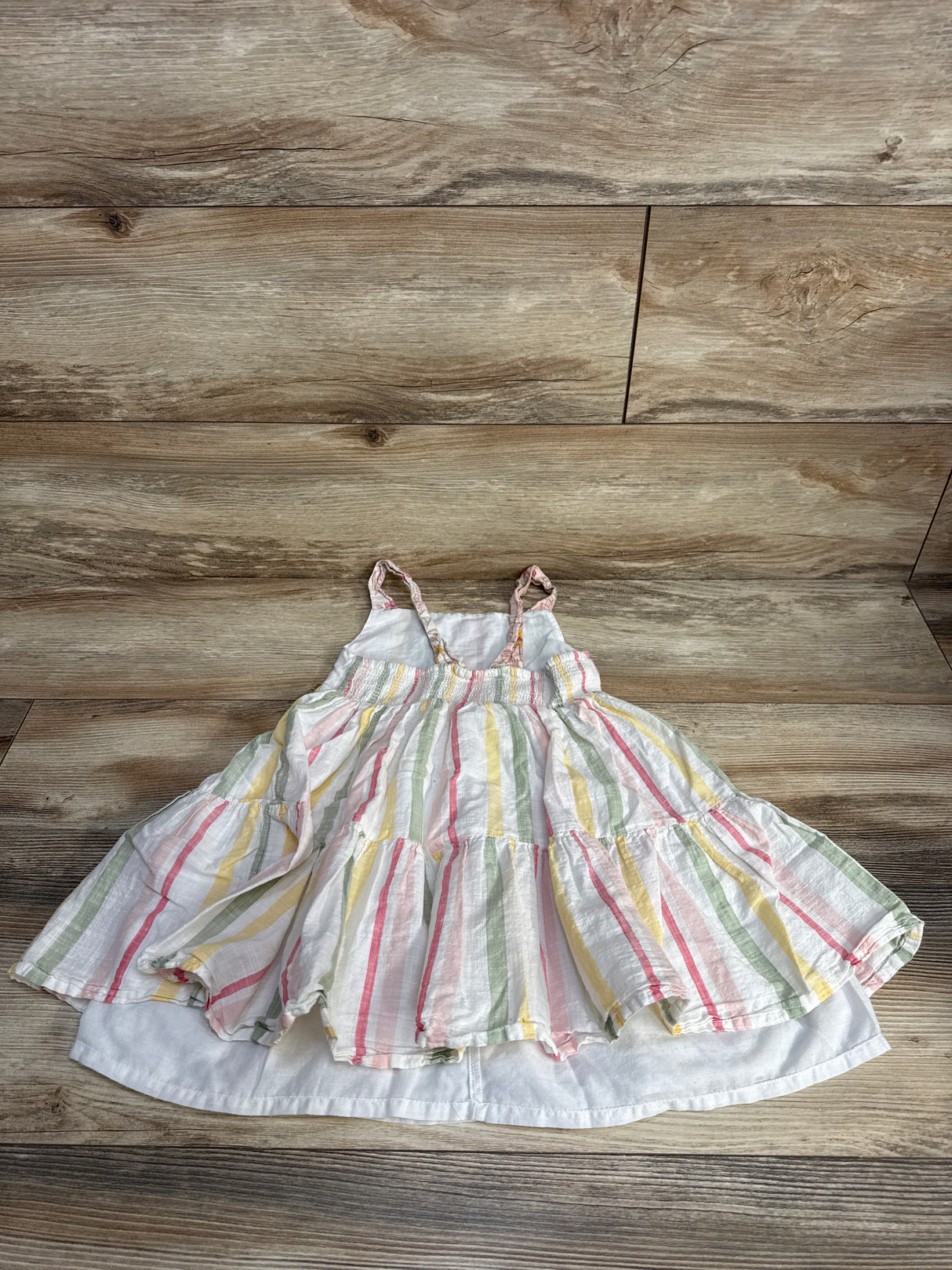 Cupcakes and Cashmere Striped Dress White sz 5T