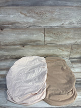 KeaBabies Soothe Fitted Bassinet Sheets 2pk Brown