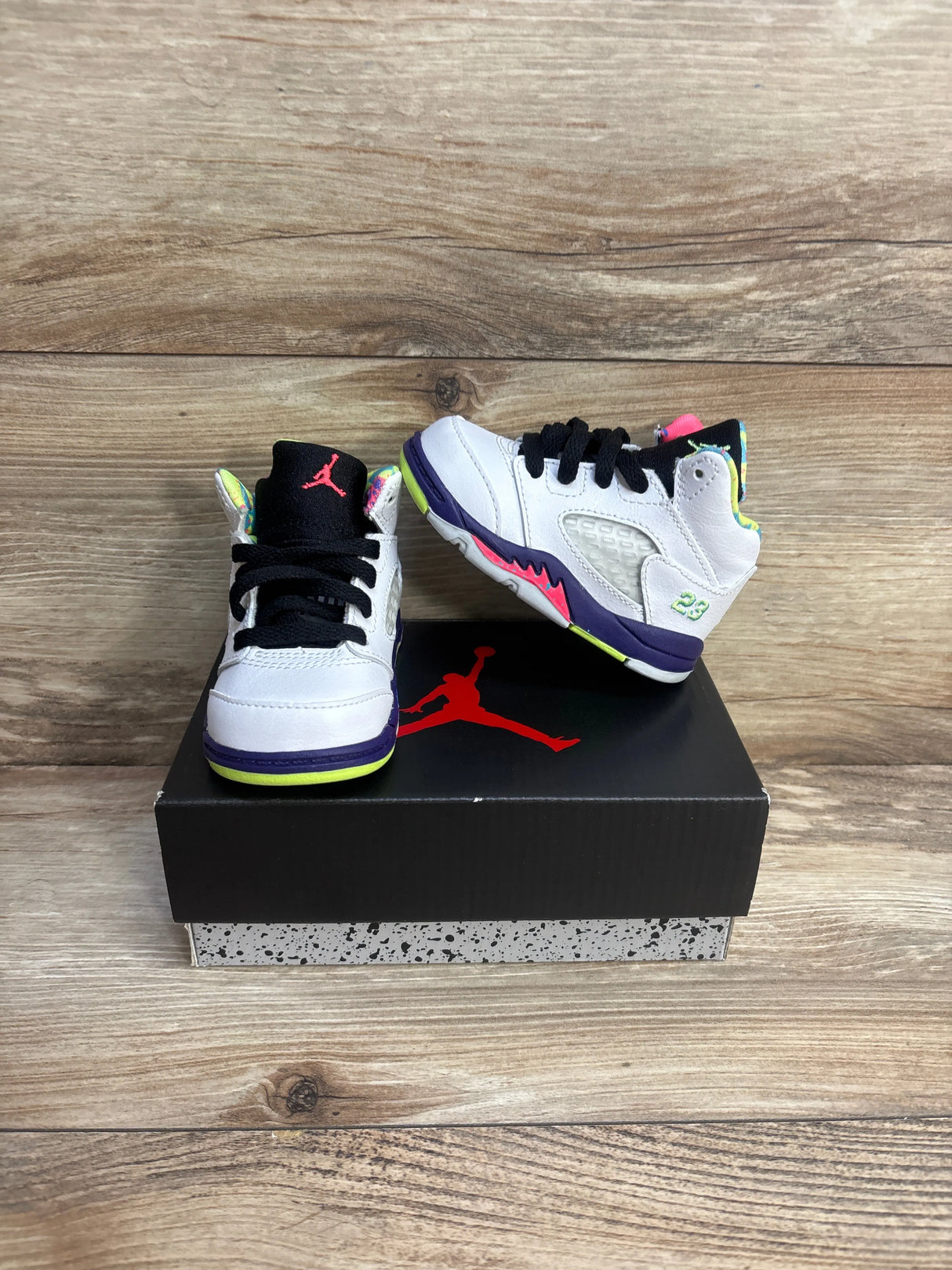 Air Jordan 5 Retro TD 'Alternate Bel-Air' Sneakers sz 4c
