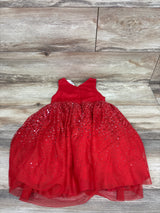 H&M Sleeveless Sequin Special Occasions Dress Red sz 3-4T