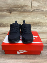NEW Nike Air Max 1 EasyOn TD 'Triple Black' Sneakers sz 5c