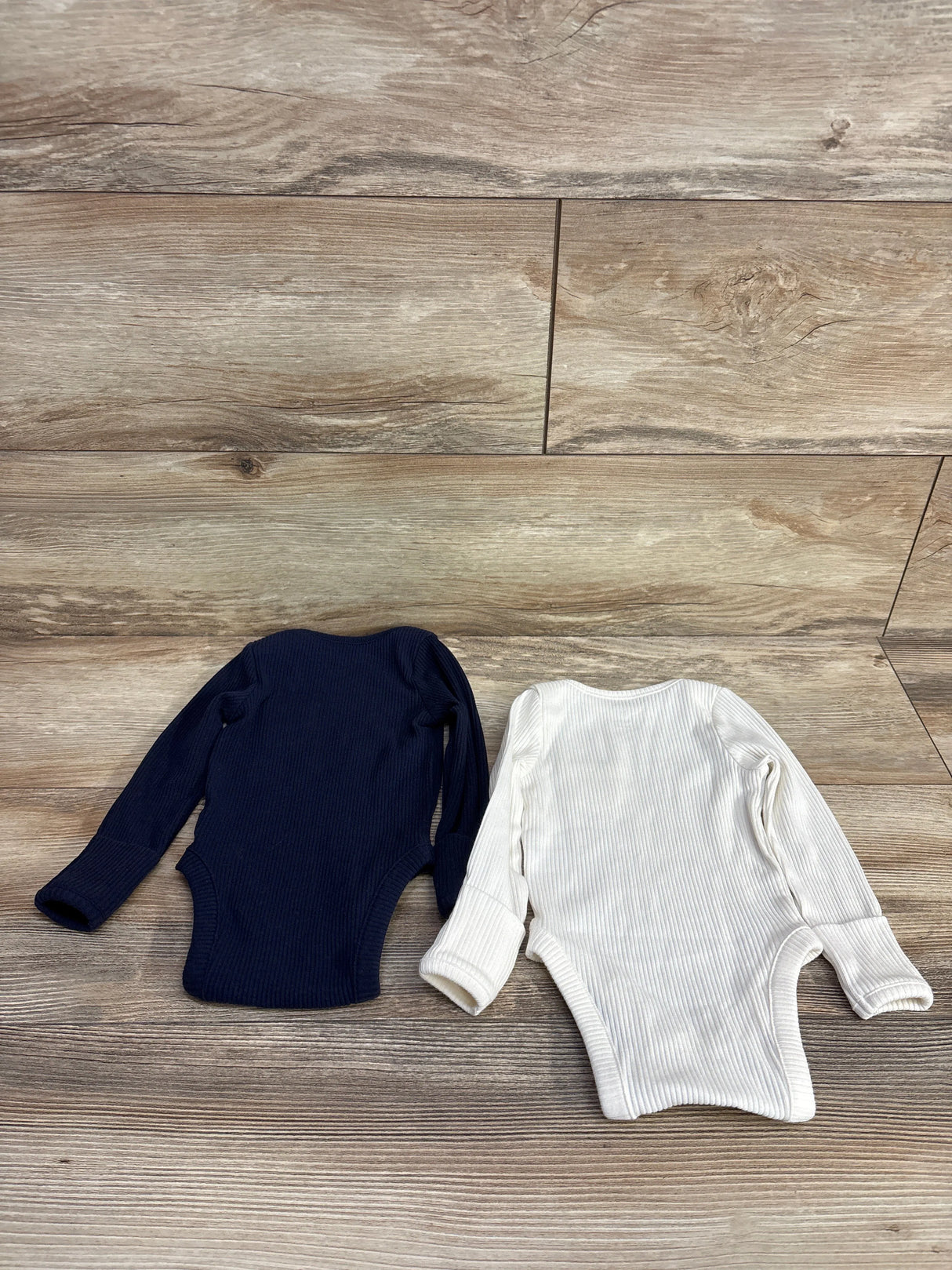 Baby Gap 2pk Ribbed Bodysuit Set Navy sz 3-6m