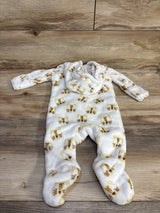 Baby Mack Meow Plush Bunting White sz 0-3m