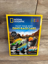 NEW National Geographic Paint Your Own Dino Race Cars