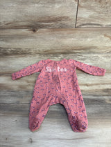 Carter's Floral Little Sister Sleeper Pink sz 3m