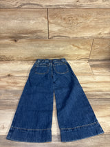 NEW Cat & Jack Pleated Denim Wide Leg Jeans Blue sz 4T