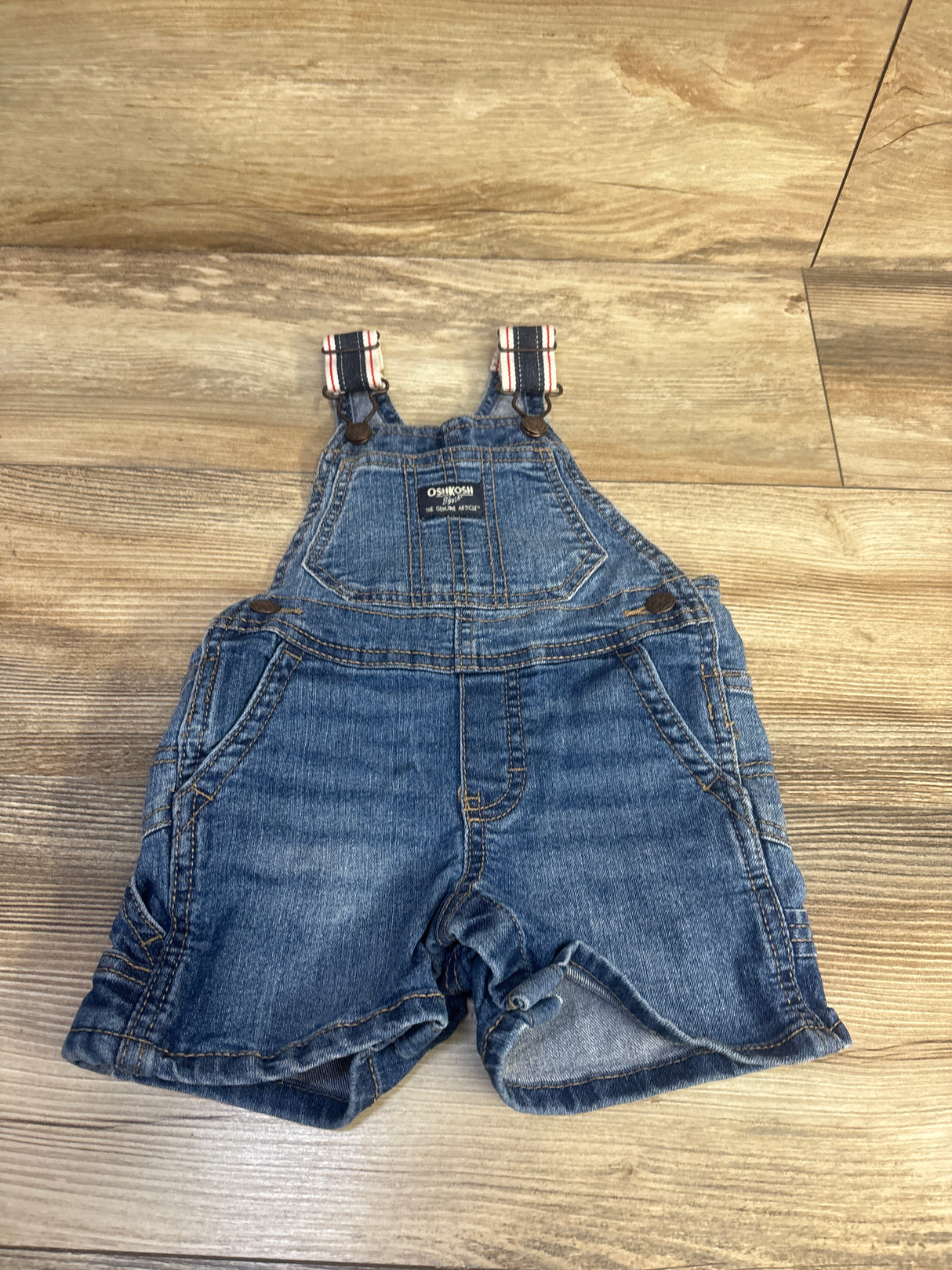 Oshkosh Denim Shortalls Blue sz 9-12m