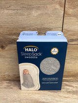 NEW Halo SleepSack 1.5TOG 3-Way Adjustable Swaddle Grey sz 0-3m