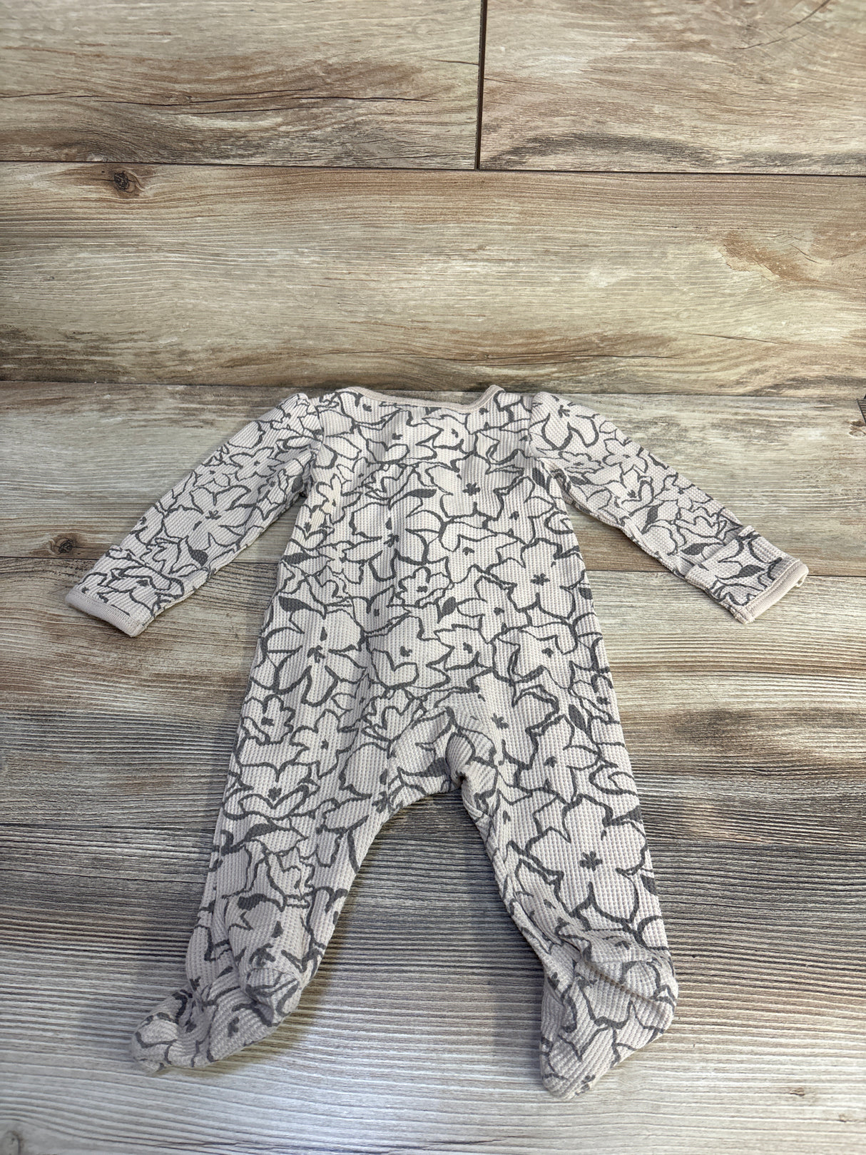 Carter's Waffle Knit Sleeper Beige sz 3m