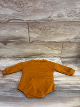 FYBITBO Jack-O-Lantern Sweatshirt Bubble Romper Orange sz 12-18m
