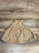 Old Navy Floral Cord Tank Dress Wheat sz 18-24m