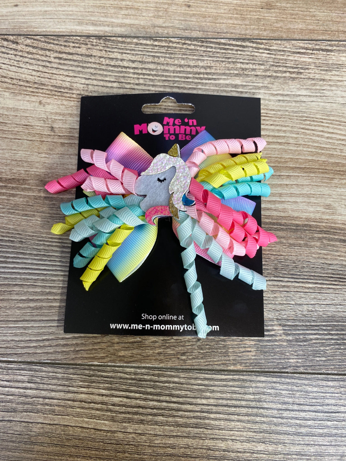 NEW Pastel Korker Unicorn Applique Bow