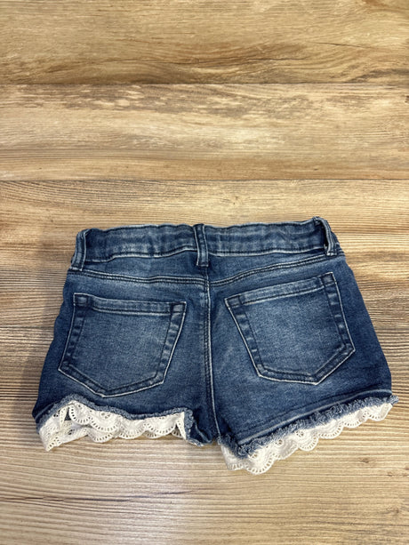 Jumping Bean Lace Trim Denim Shorts Blue sz 4T - Me n Mommy To Be