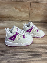 Air Jordan 4 Retro TD 'Hyper Violet' Sneakers sz 4c