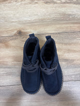 Baby Gap Faux-Suede Moc Toe Chukka Boots Navy sz 9c