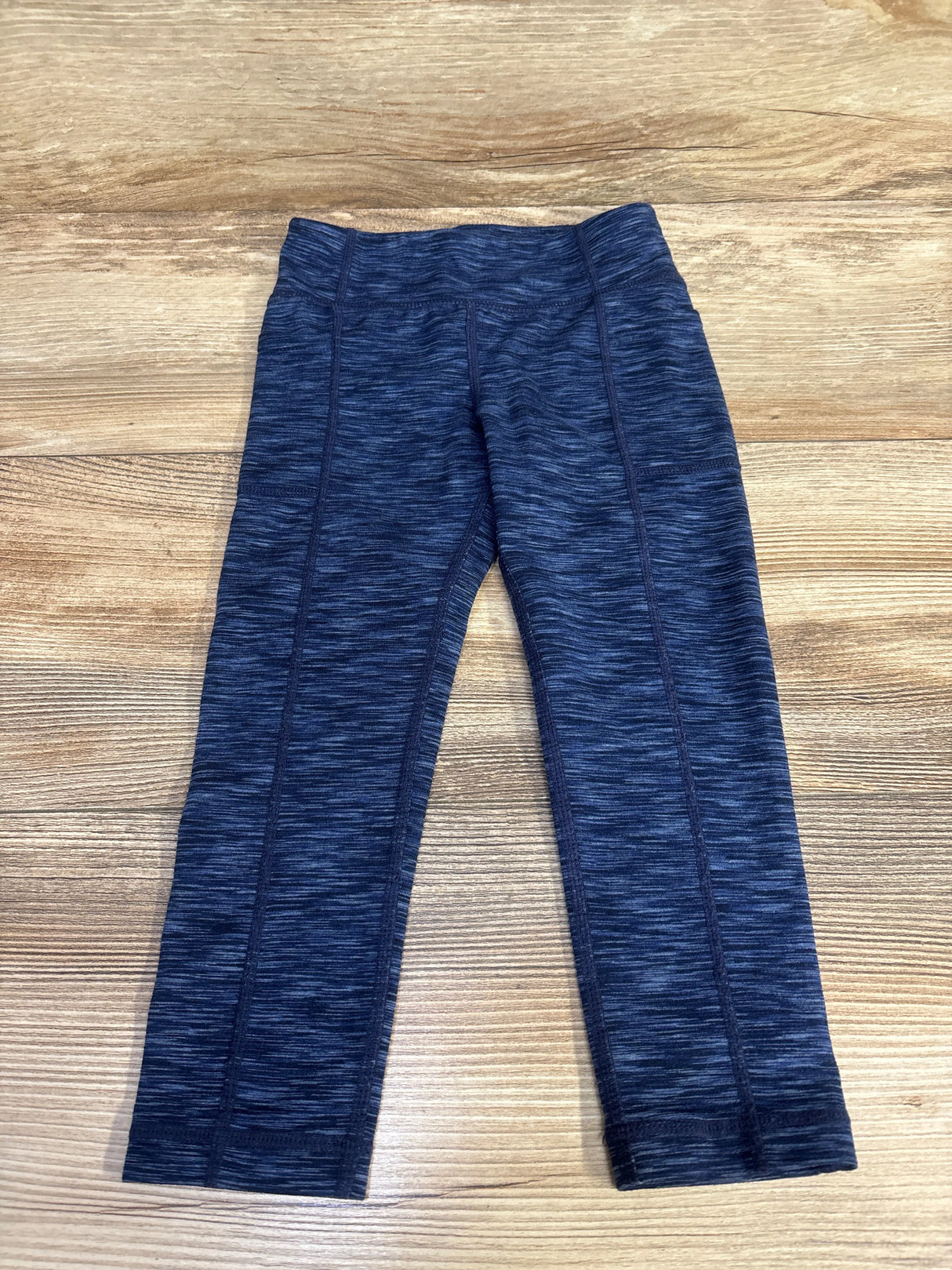 Primary Active Pocket Leggings in Blue Spacedye sz 4T