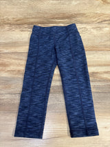 Primary Active Pocket Leggings in Blue Spacedye sz 4T