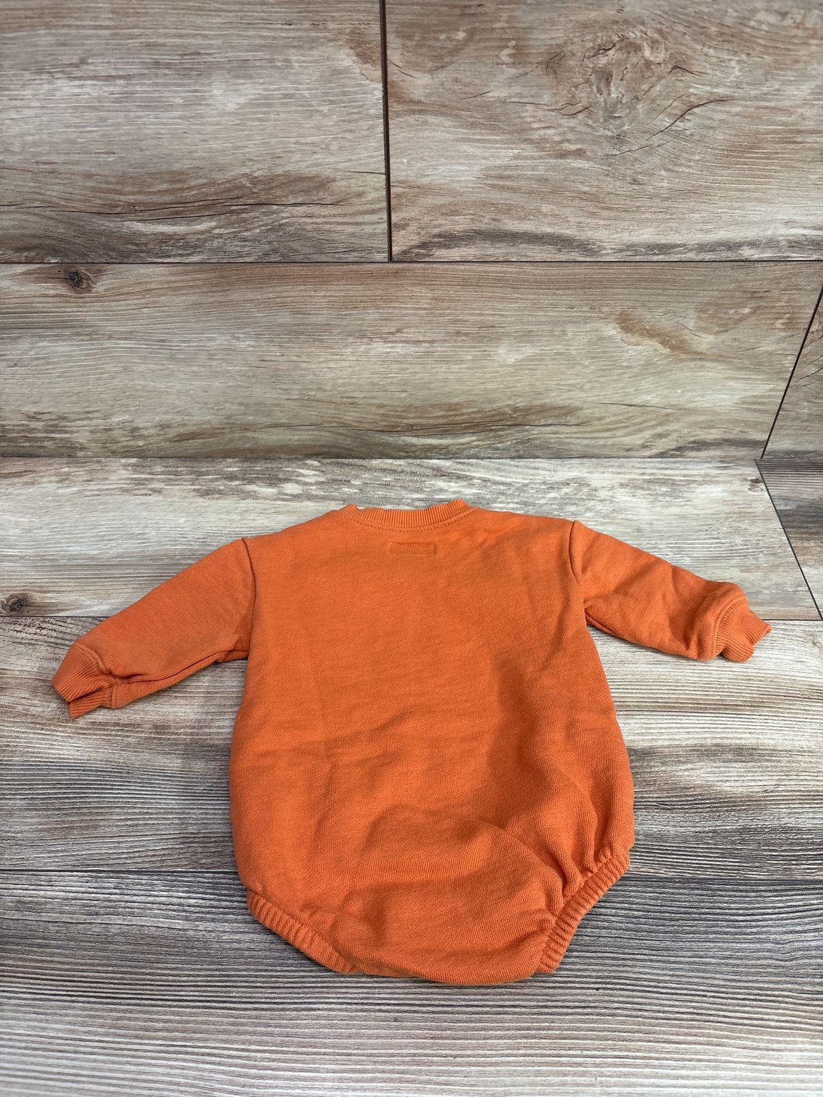 Little Planet Oh! Hi Pumpkin Pie Sweatshirt Bubble Romper Orange sz 6m